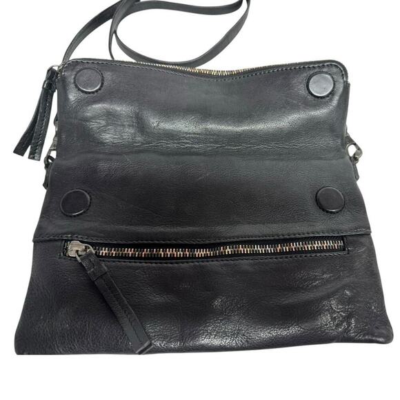 Rare Amsterdam Heritage multi use black leather bag shoulder/waist/crossbody - Picture 5 of 16
